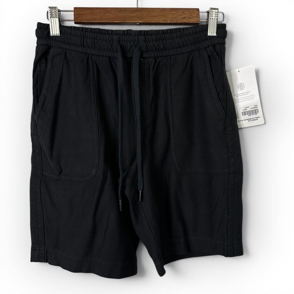 Athleta Womens size XS Farallon Bermuda Black Pull On Shorts Travel Outdoor
